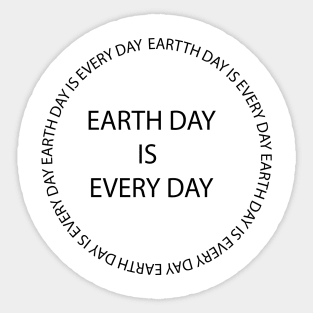 Earth Day Sticker